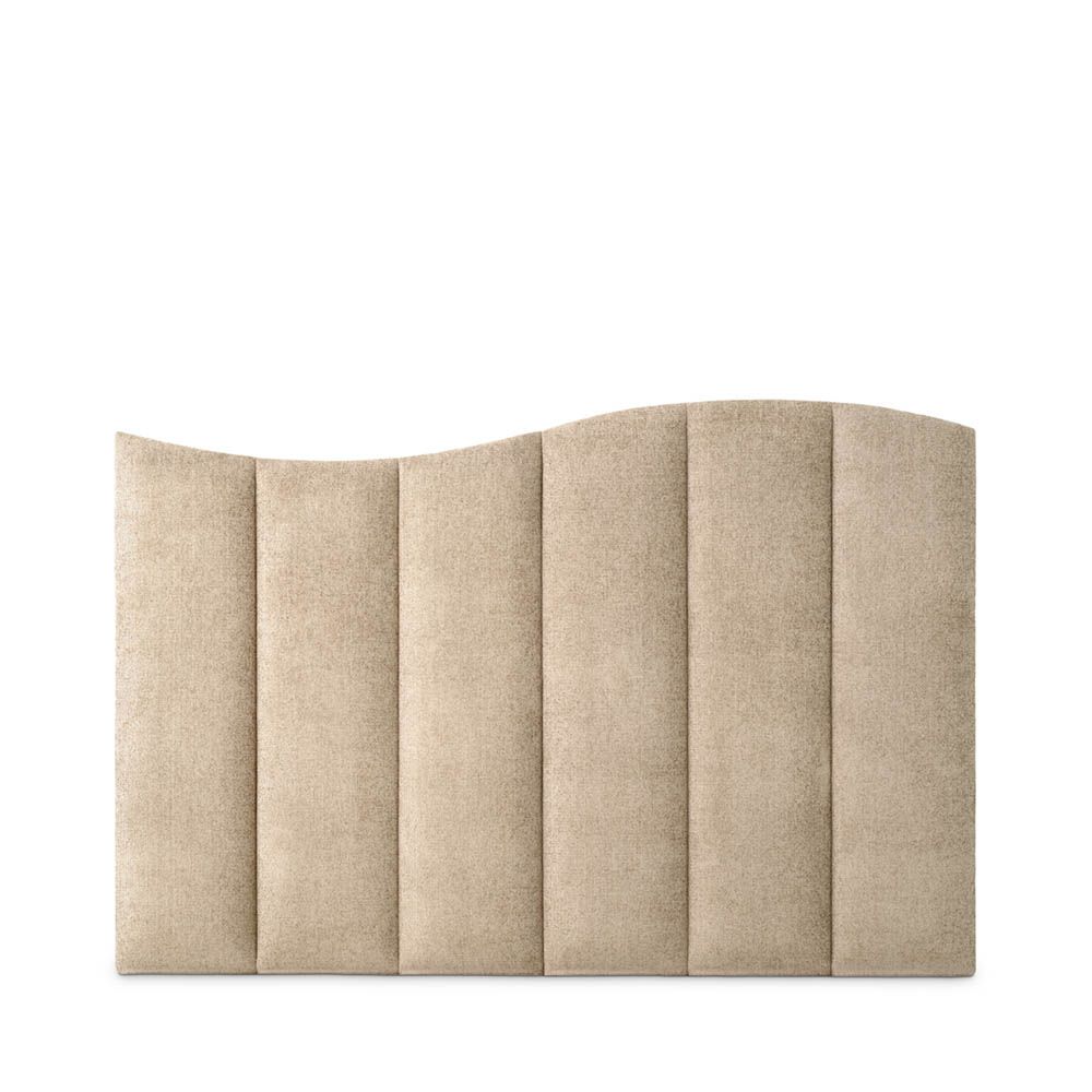 Sand headboard with wave detail at top