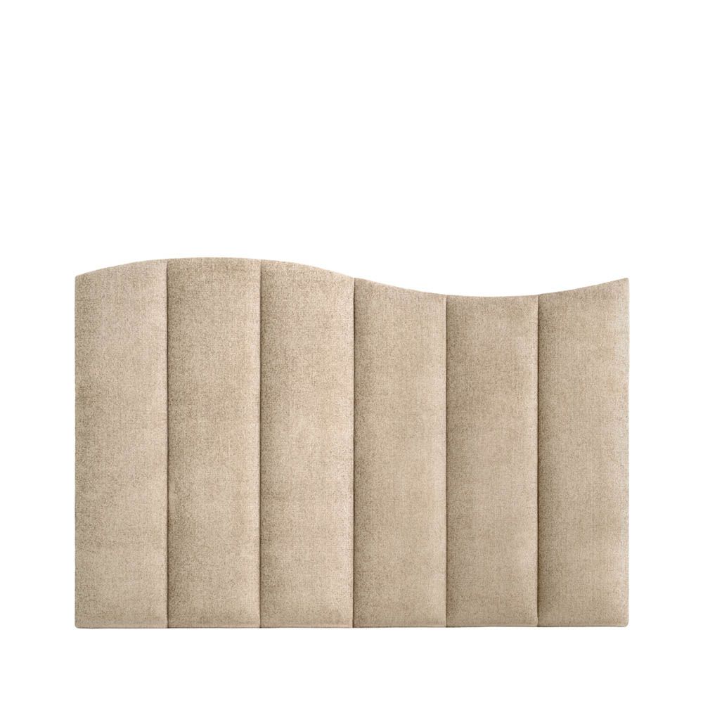 Sand headboard with wave detail at top