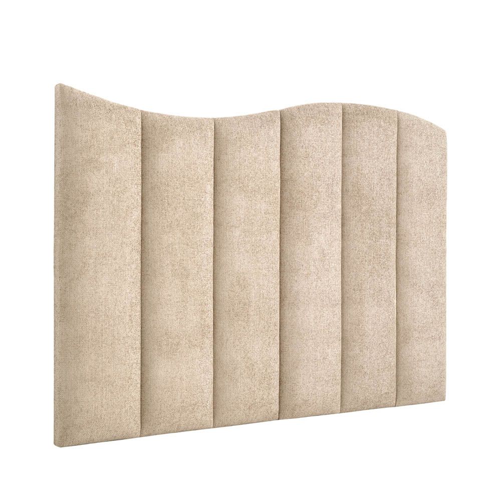 Sand headboard with wave detail at top
