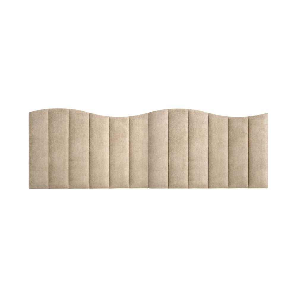 Sand headboard with wave detail at top