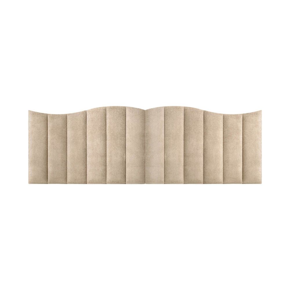 Sand headboard with wave detail at top
