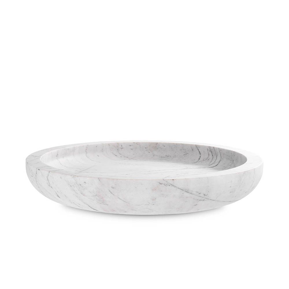 White marble bowl