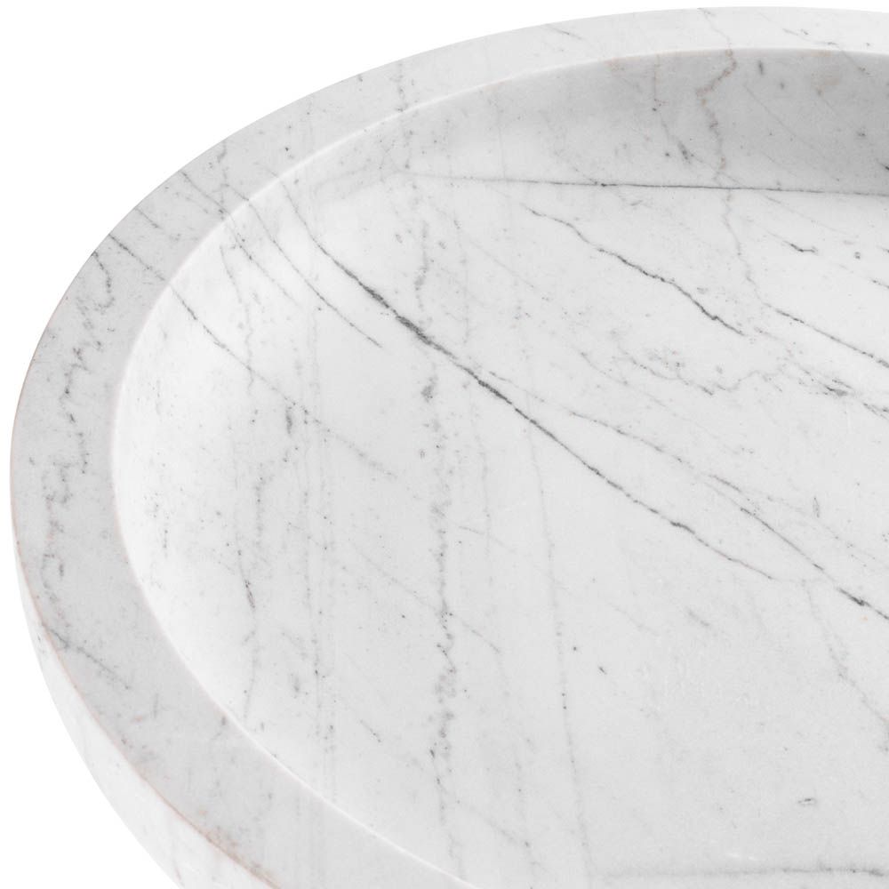 White marble bowl