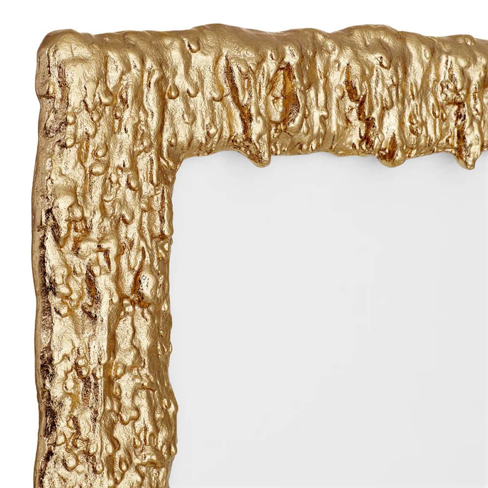 gold drip effect picture frame in large