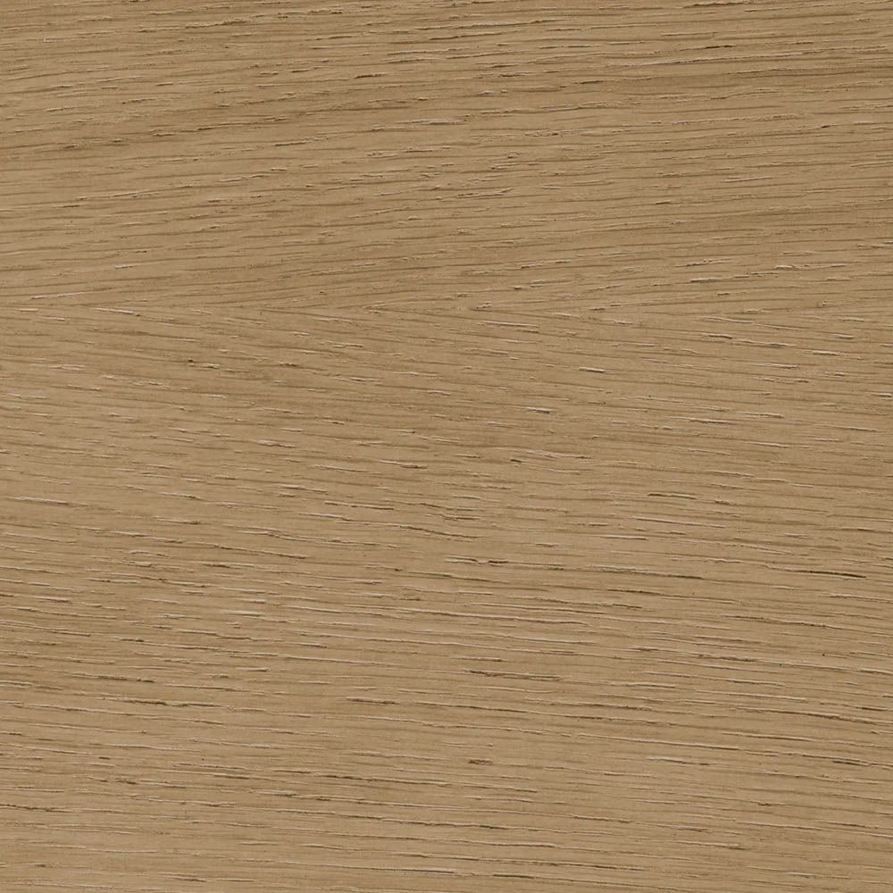 Sleek wooden desk with three drawers