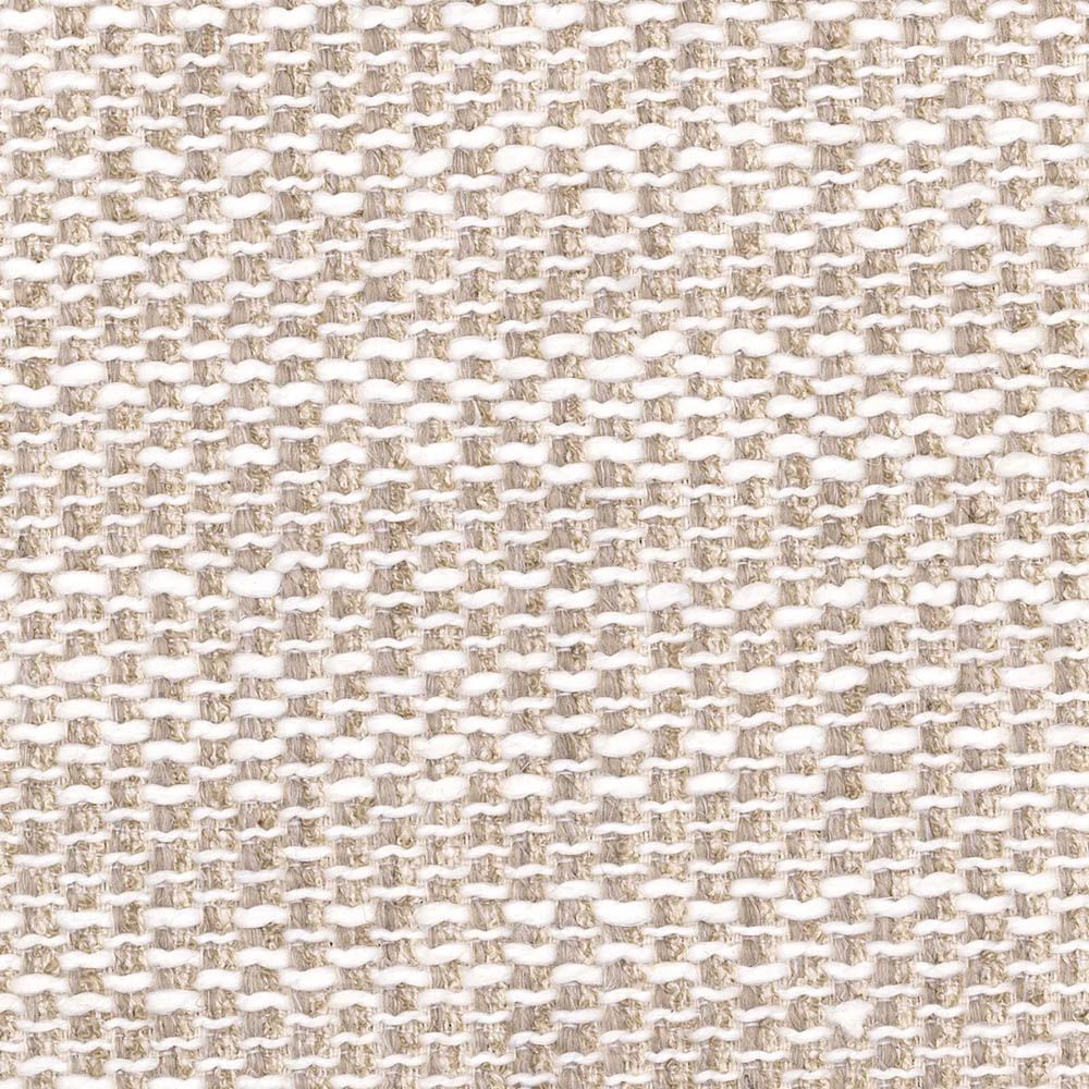 quilted sofa ottoman module in skyward sand coloured linen upholstery