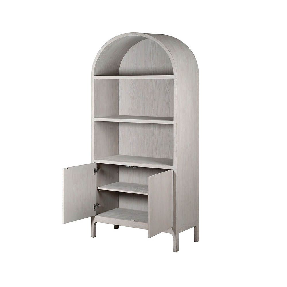 Arched top display cabinet