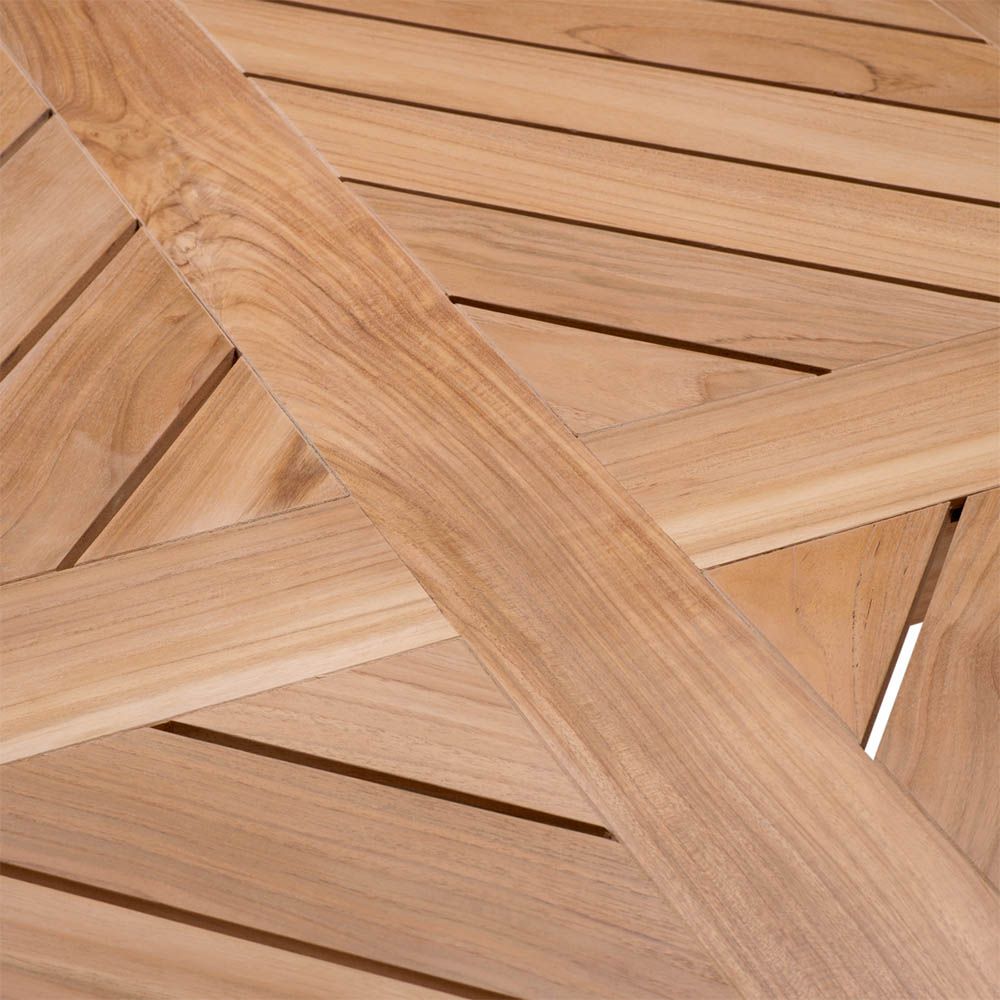 Stunning teak wood dining table for outdoor use