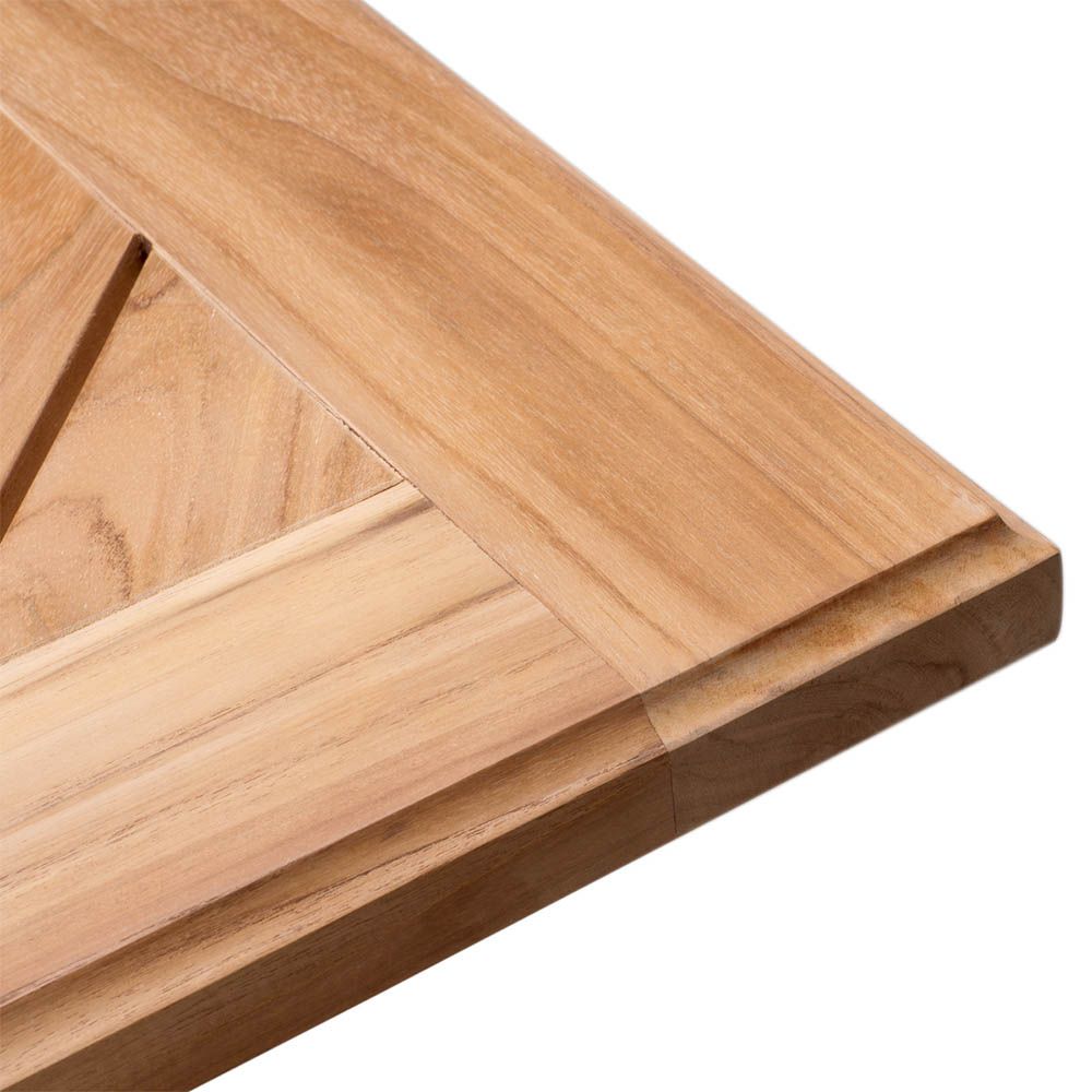 Stunning teak wood dining table for outdoor use