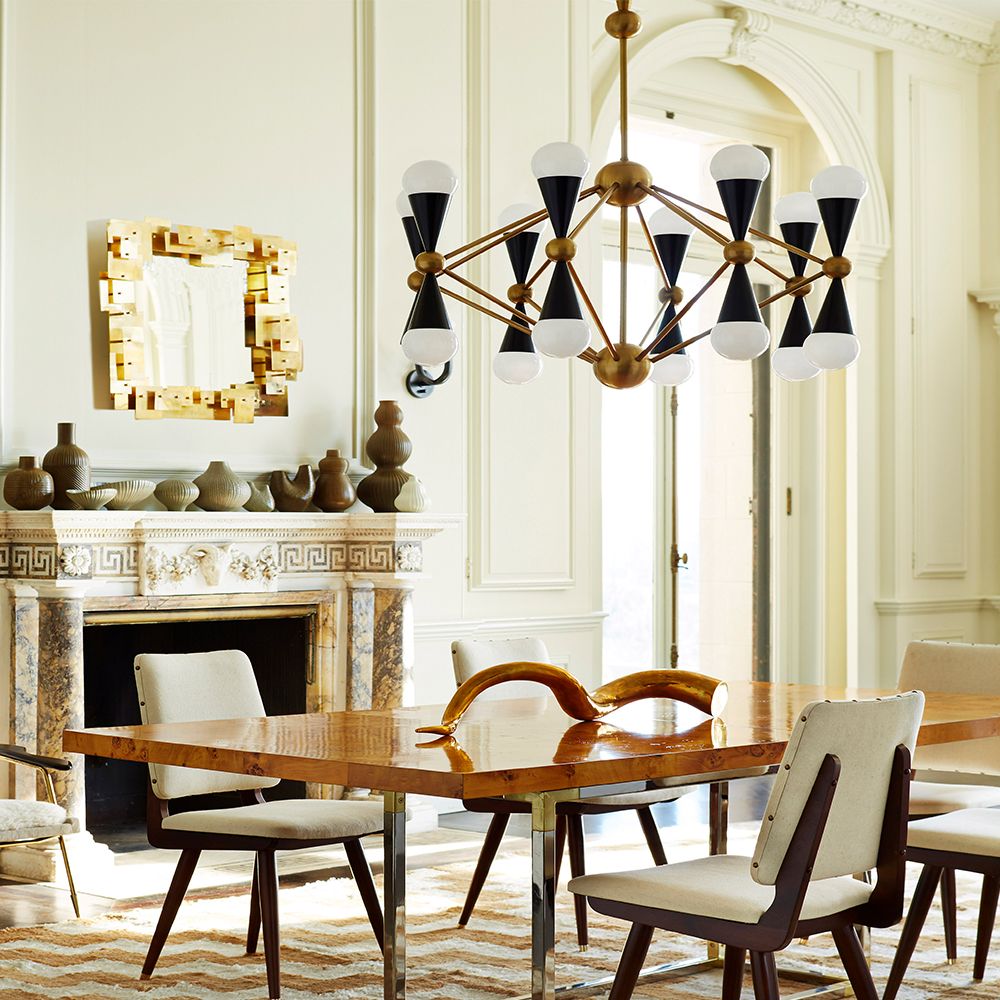 Art deco cheap dining room chandelier