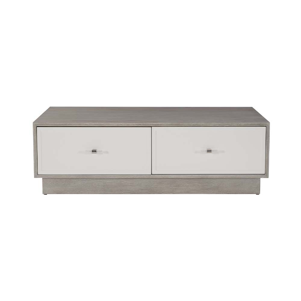 Two toned and two drawer coffee table
