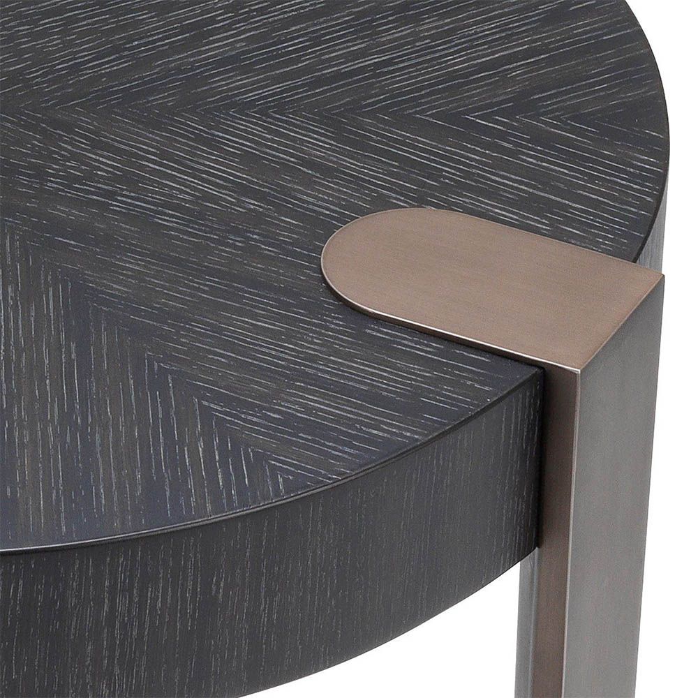 Oxnard Side Table - Charcoal Grey