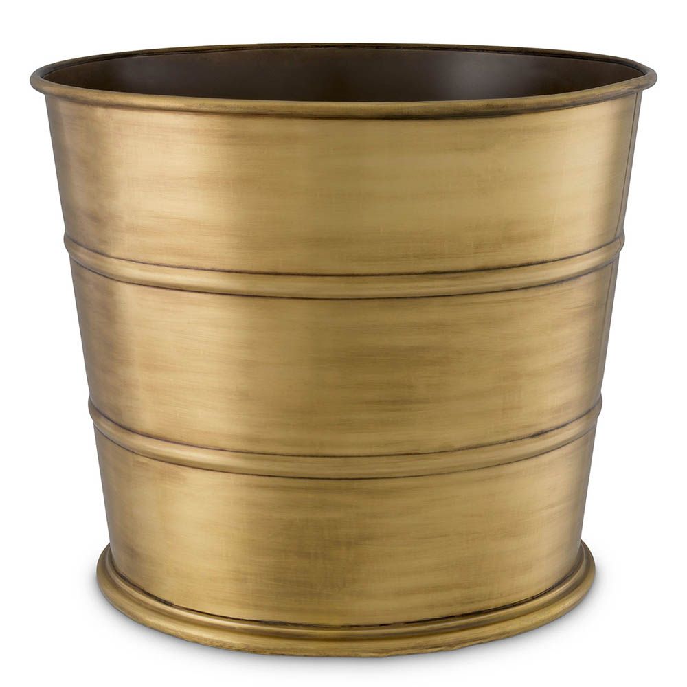 Vintage brass planter