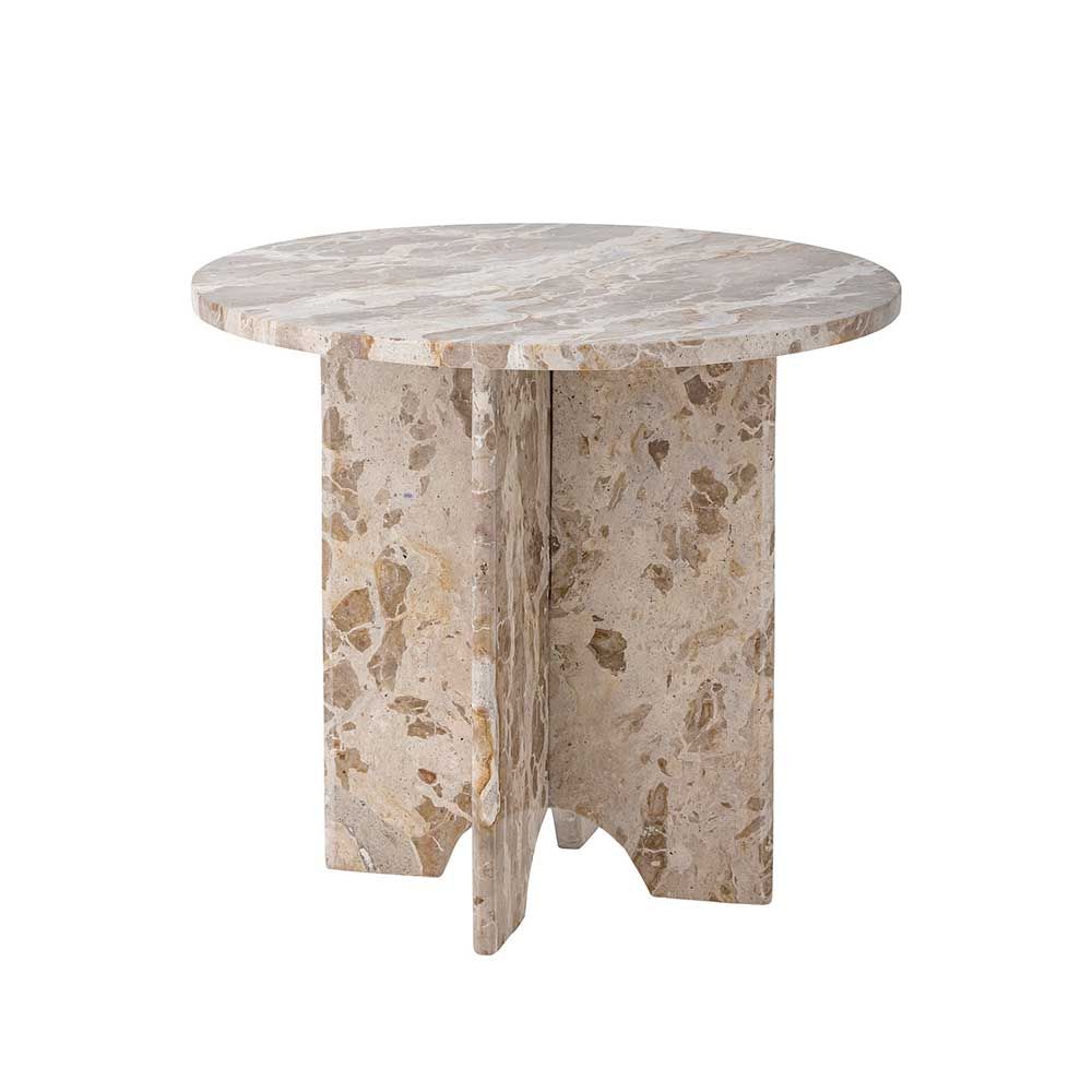 Jasmia Side Table - Brown Marble