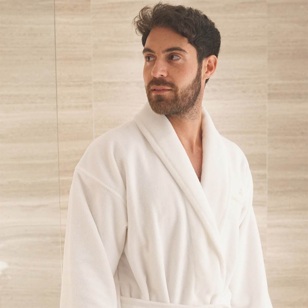 sumptuous white robe
