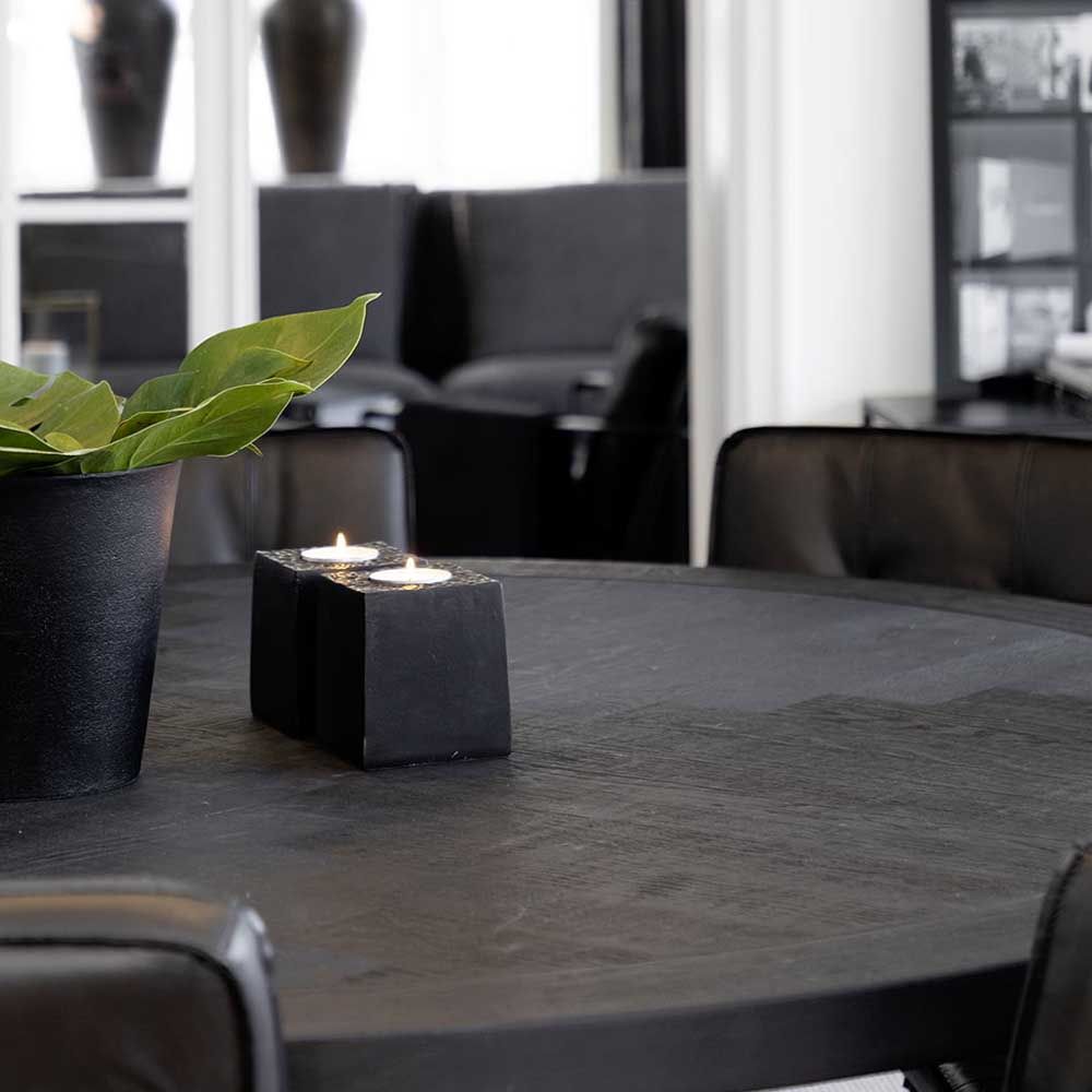 Josh Dining Table - Matte Black - S