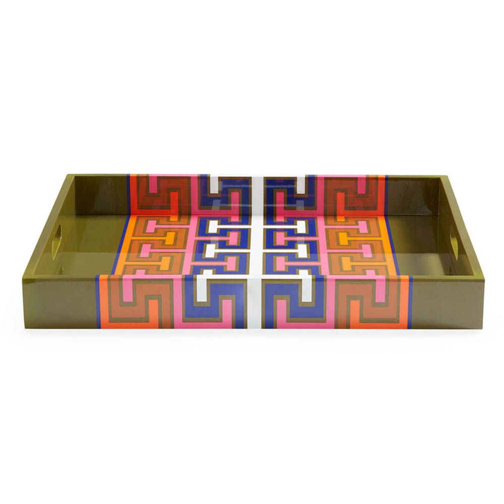 Multicoloured glossy tray