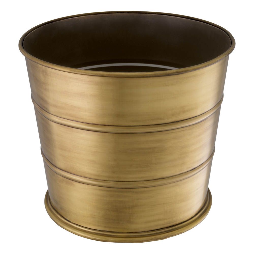 Vintage brass planter
