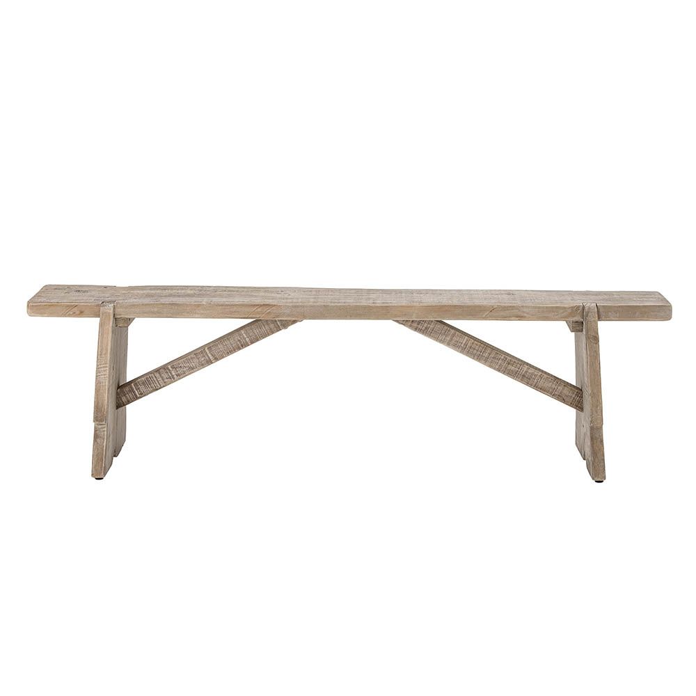 Rustic looking wooden bench