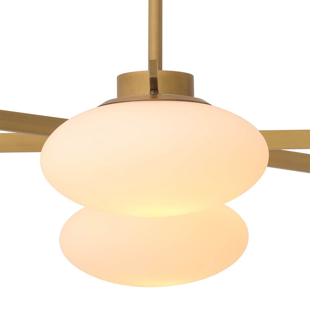 Add a dash of Mid-Century Modern style to your home with the large Evergreen Chandelier.