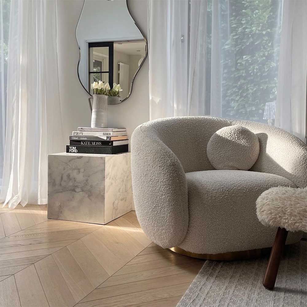 Gwyneth boucle sales chair ii