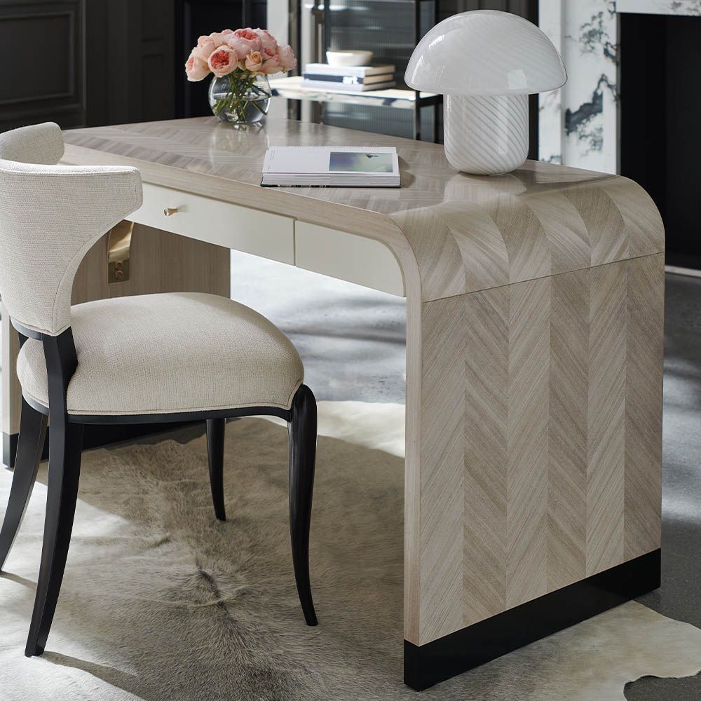 stunning curvaceous desk