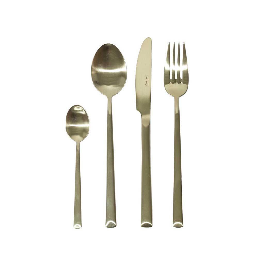 Glamorously modern champagne cutlery set