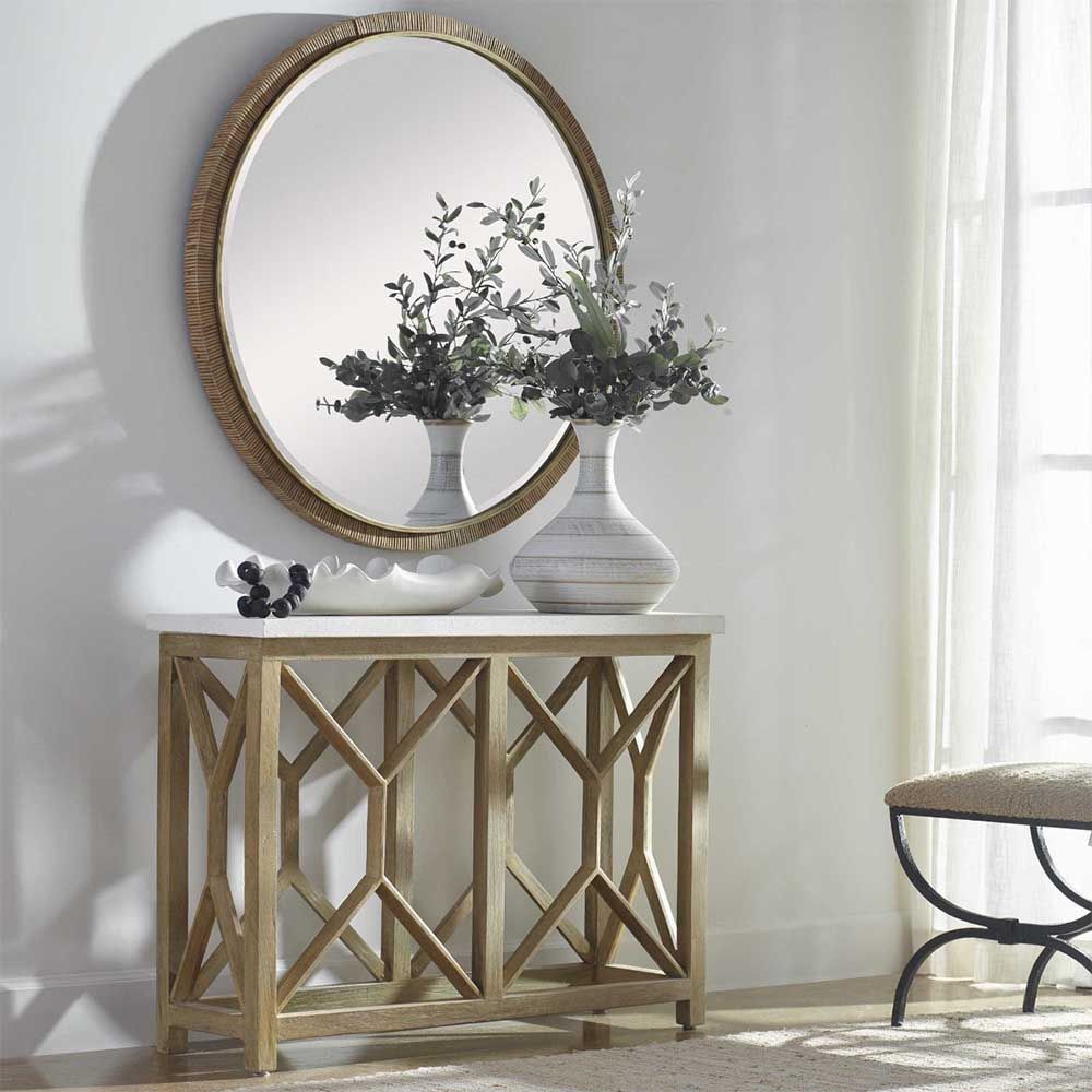 Ruffled Ceramic Bowl With organic curved edges in a modern matte white glaze