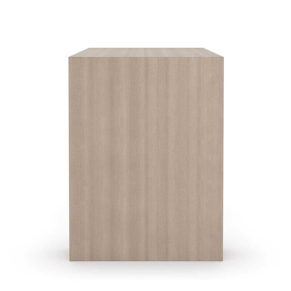 Sculptural stone bedside table