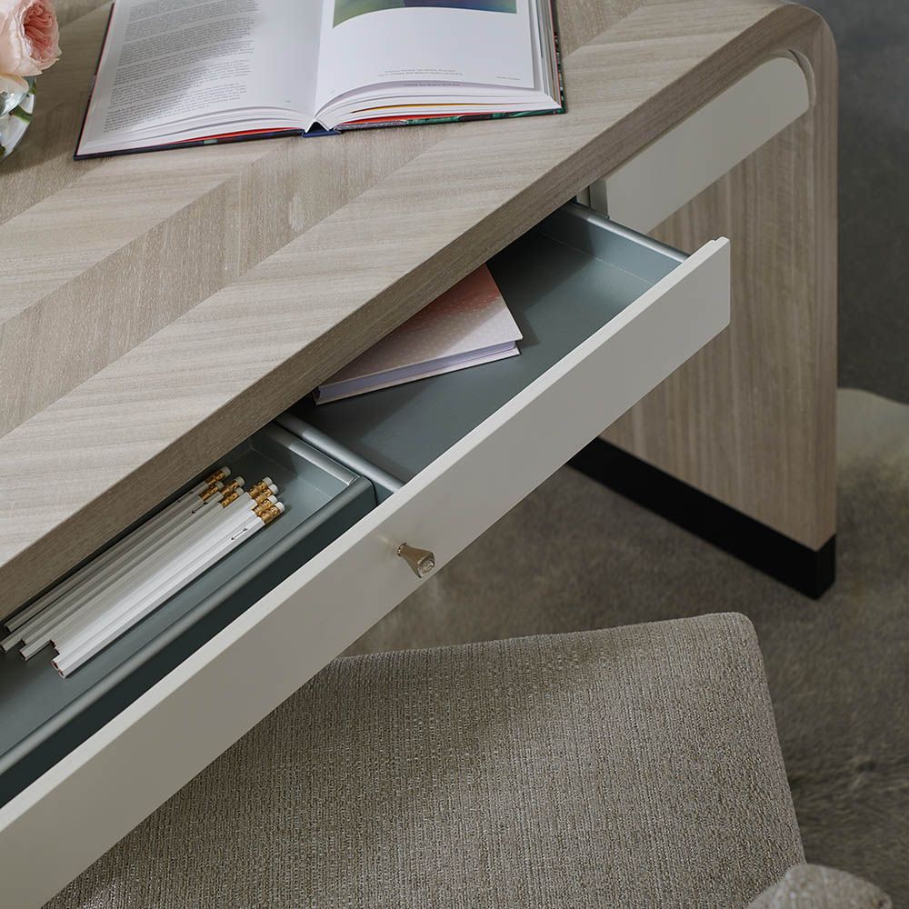 stunning curvaceous desk