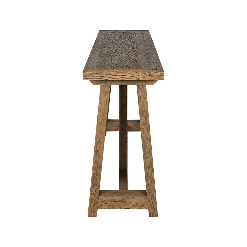Oak console table with stunning classic design