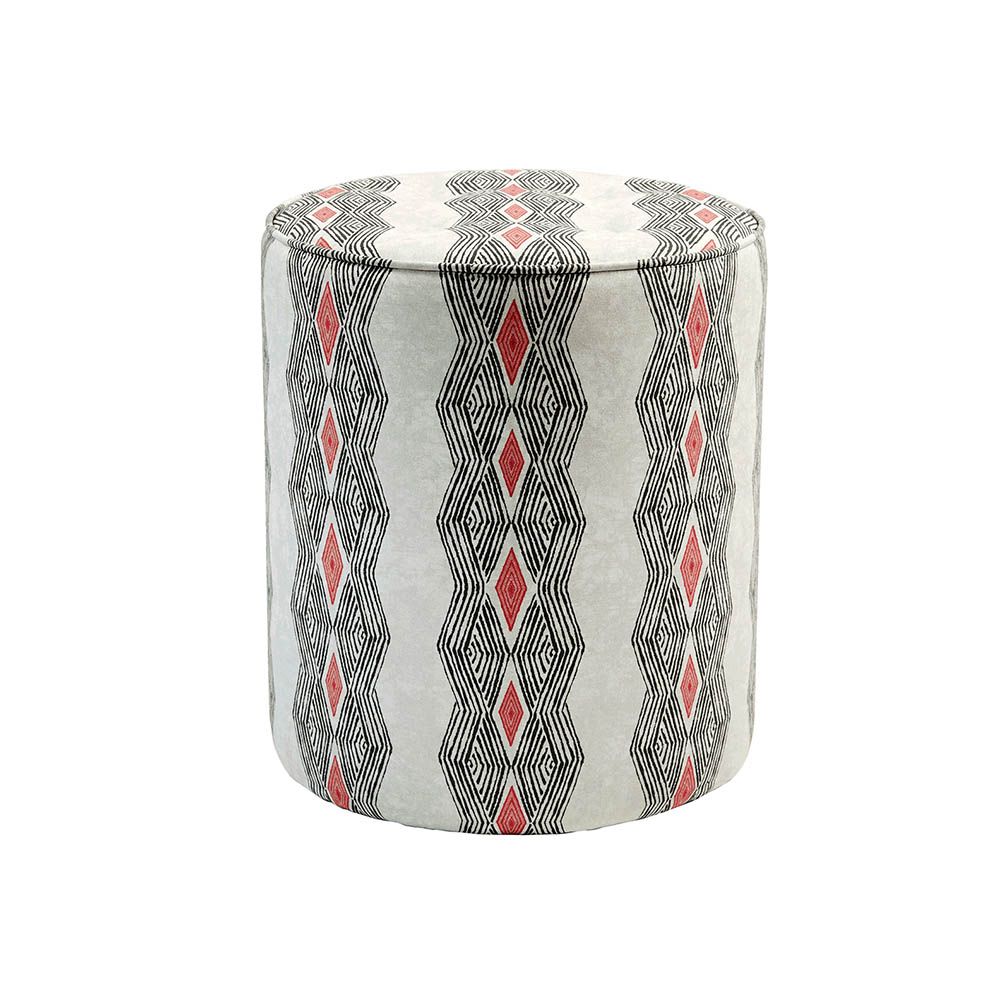 Eva Sonaike Odi Pouffe Grey