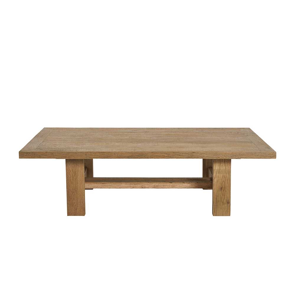 Recycled rectangular oak coffee table 