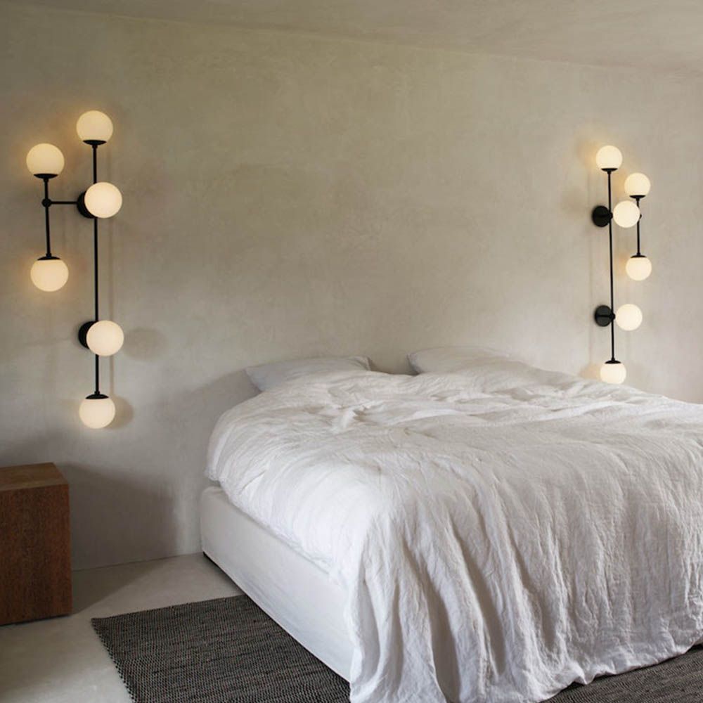Wall top sconce nightstand