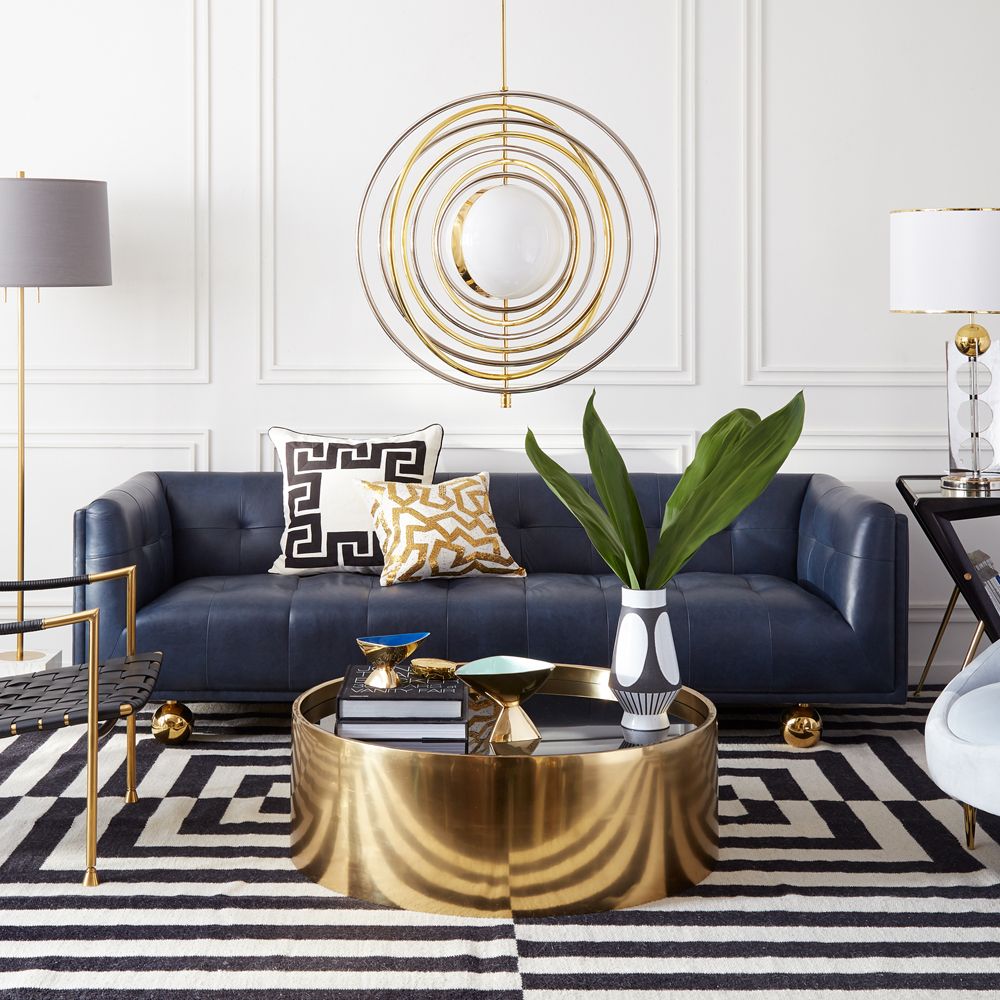 Jonathan Adler Alphaville Cocktail Table Brass Sweetpea Willow