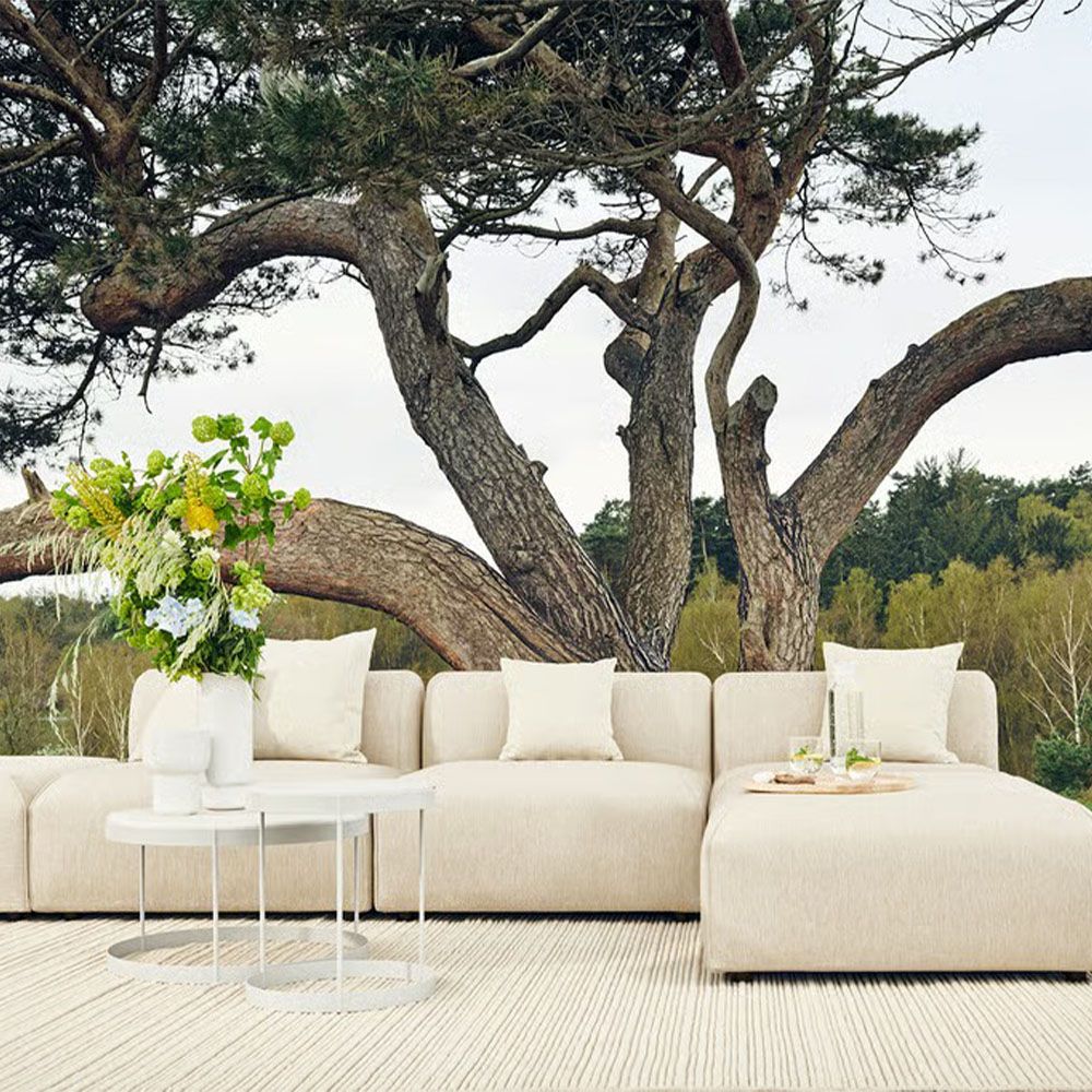 Arke Garden Sofa - Right Hand Facing - 3 Modules With Pouf