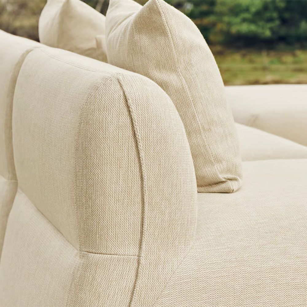 Arke Garden Sofa - Right Hand Facing - 3 Modules With Pouf