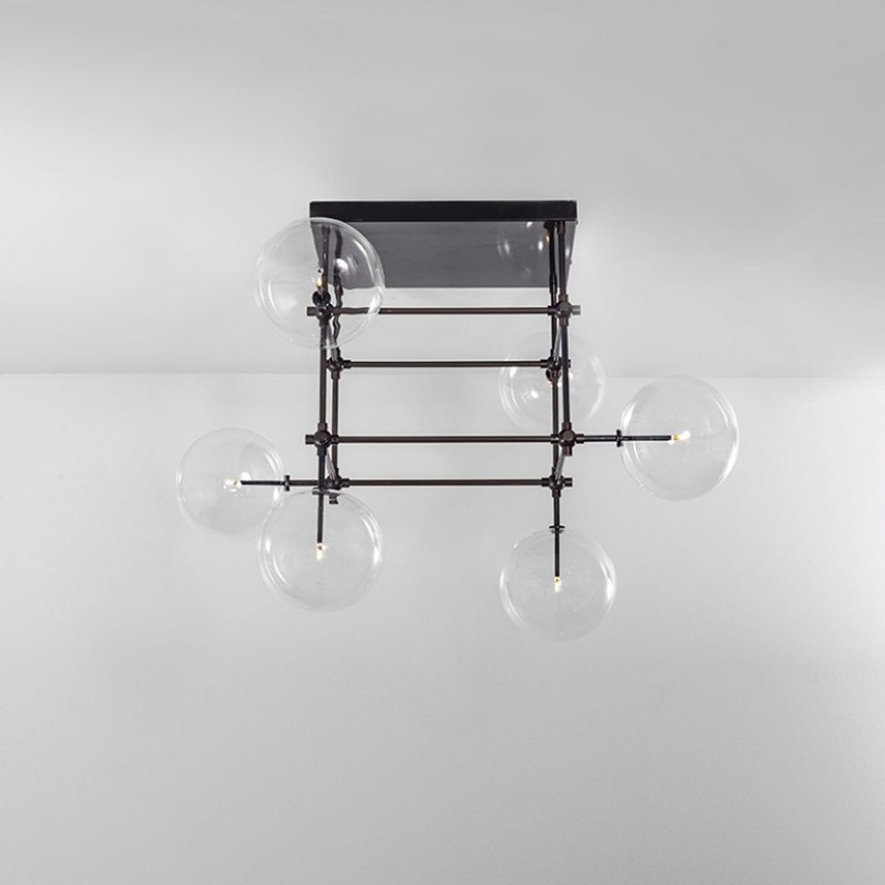 Soap 6DT Chandelier - Black Gunmetal