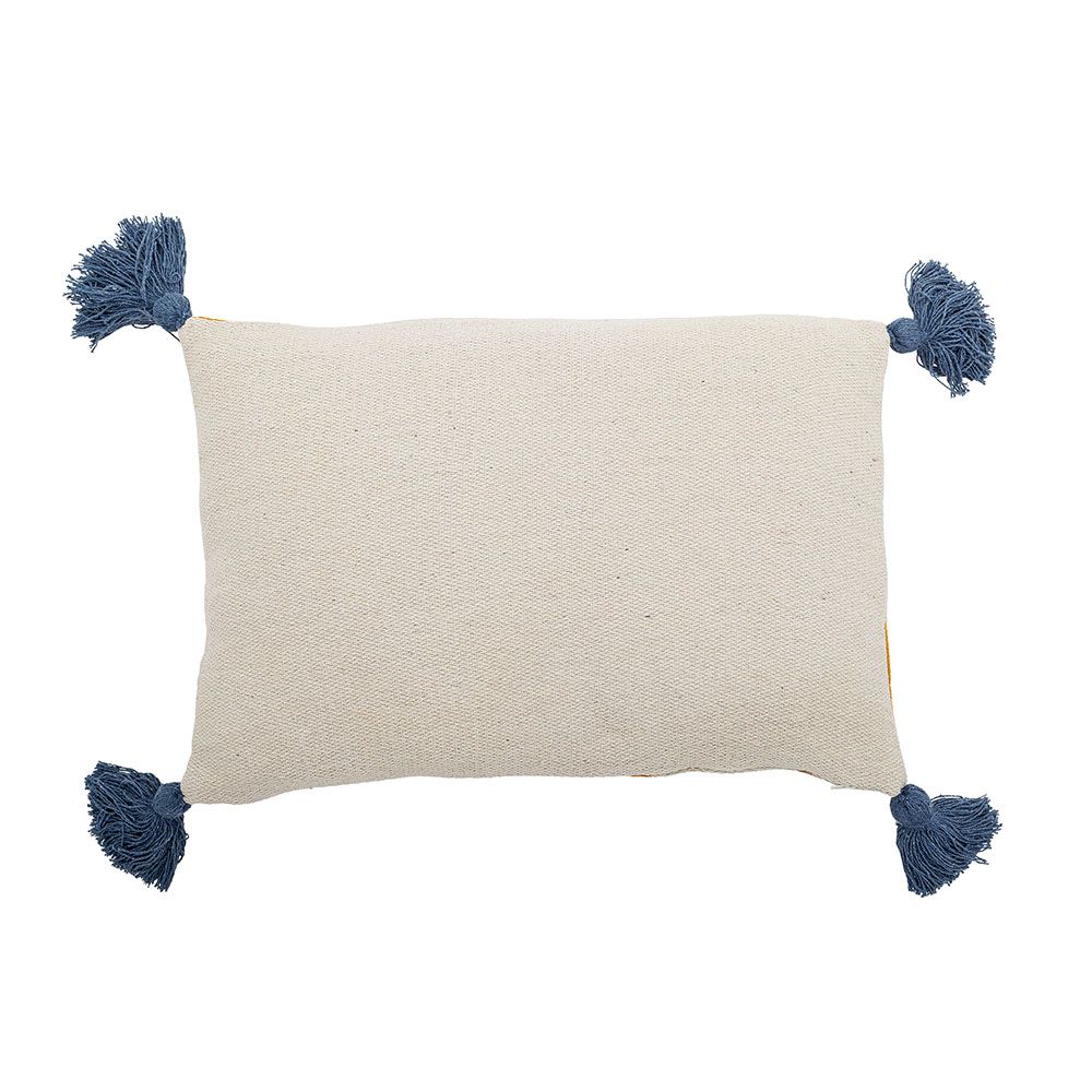 A striking cushion by Bloomingville with stylish tassels