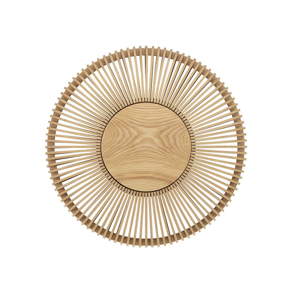 Clava Up Wood Wall Sconce - Oak - L