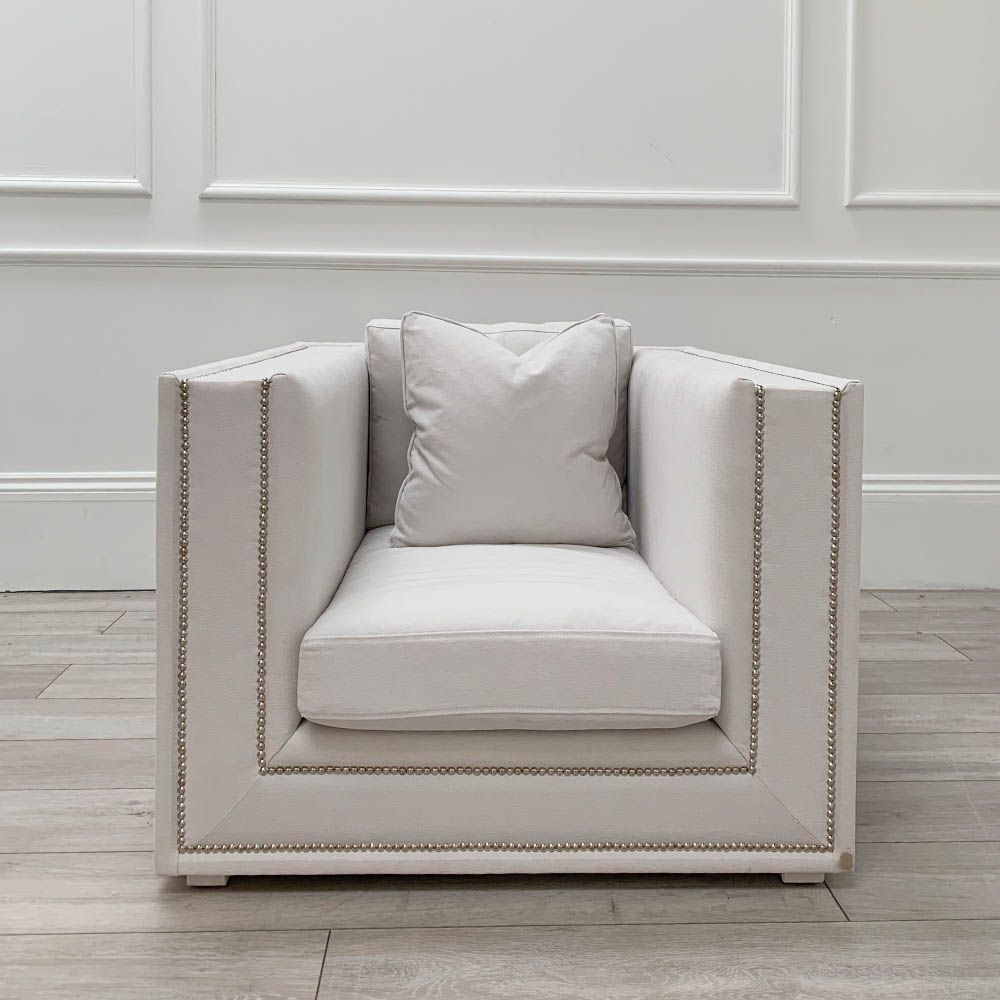 Clearance Bancroft Armchair Grey Mist Outlet Sweetpea Willow