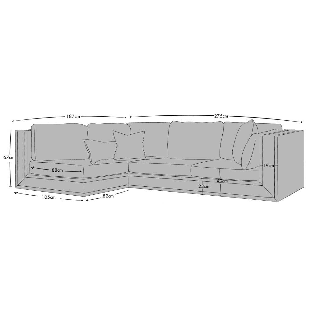 Bancroft Corner Sofa Left Hand Facing - Small