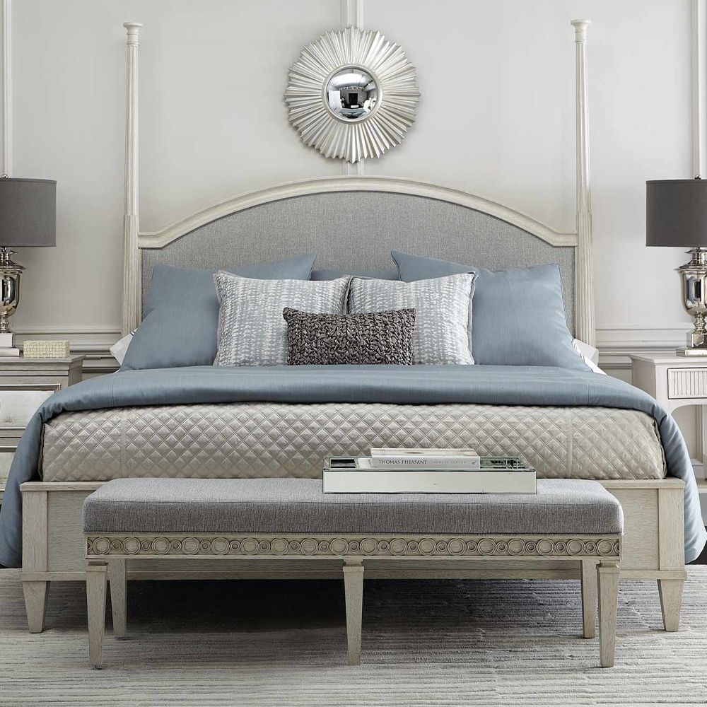 A beautiful wall mirror from Bernhardt with a unique star edge and stunning silver finish 