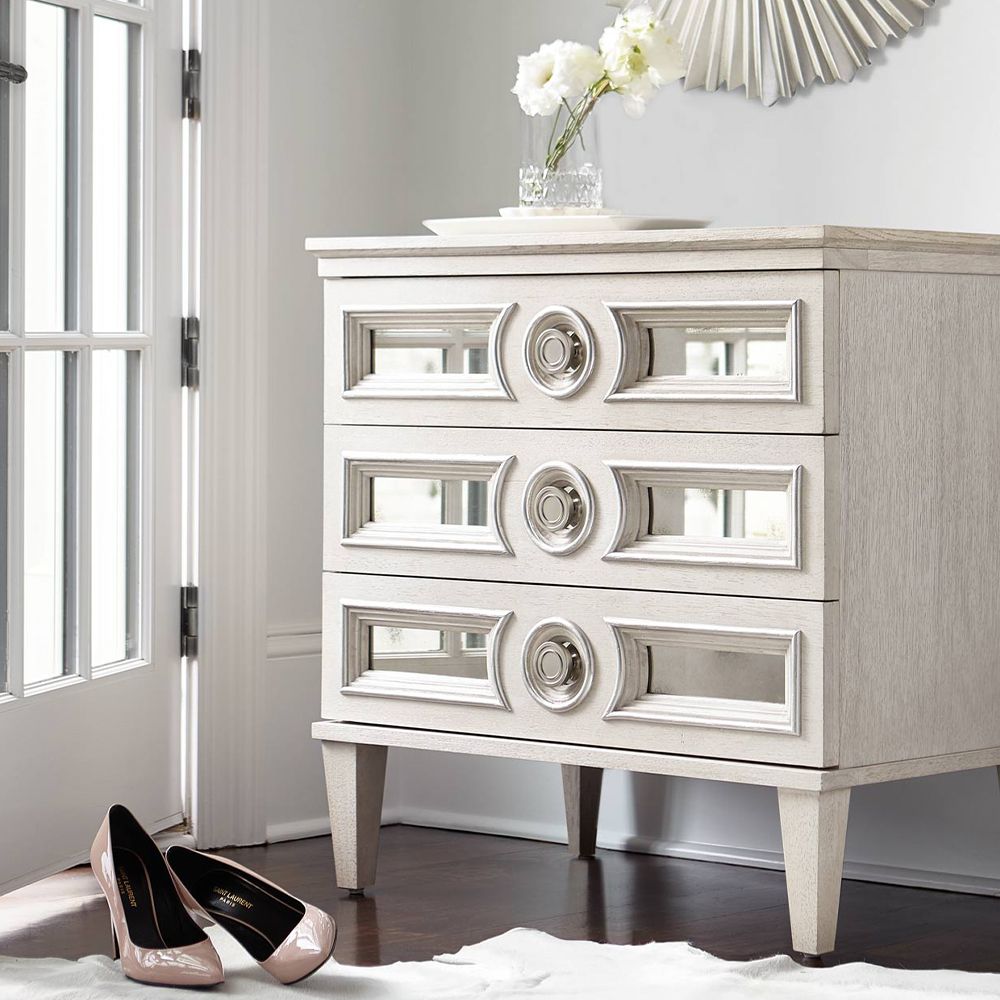 Bernhardt Allure 3 Drawer Bedside Table - DISCONTINUED