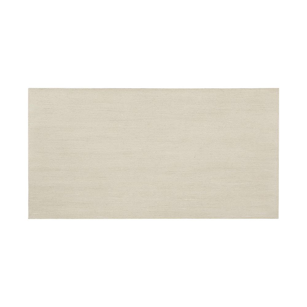 A beautiful two drawer bedside table with sophisticated indented drawer fronts