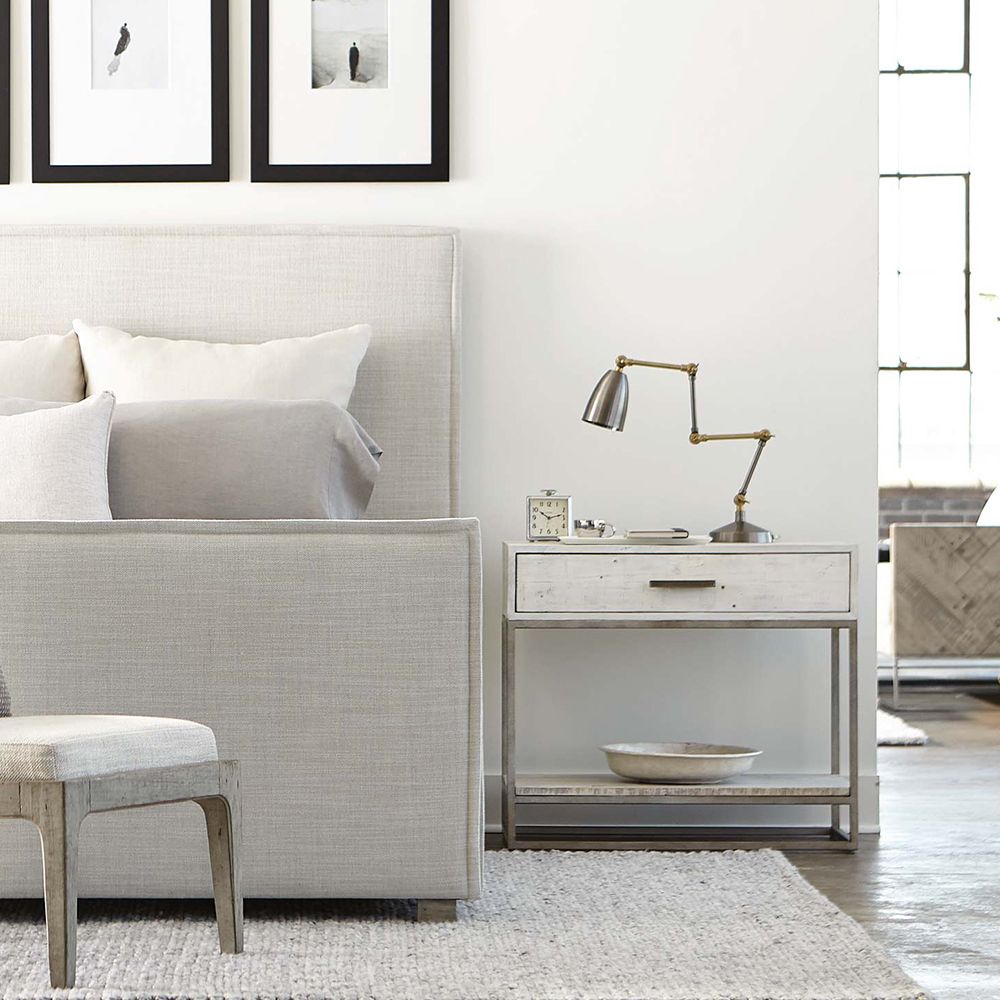 Bernhardt Alvar Bedside Table - White