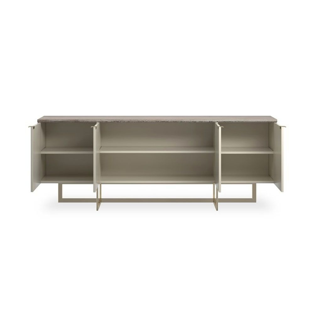 Elevate your space with the Brentel Media Cabinet from Caracole, featuring elegant design and ample storage for your media essentials.