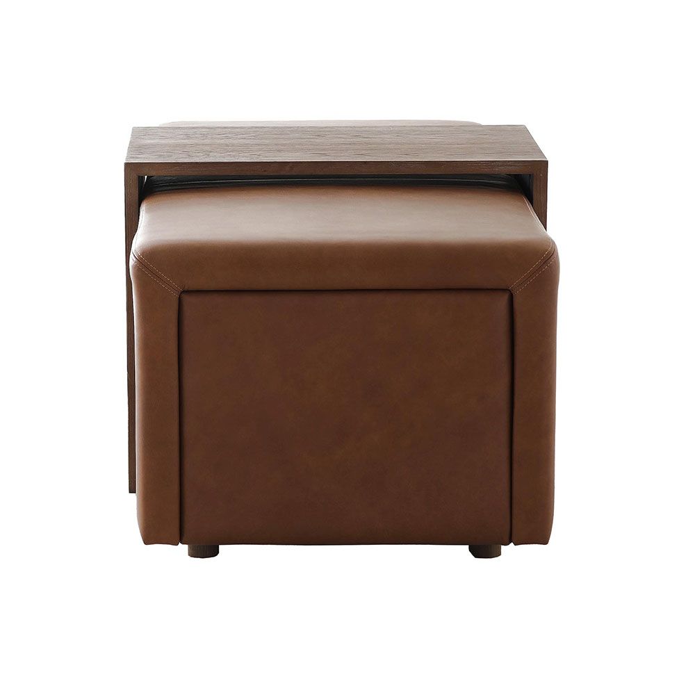 Campden Ottoman - Leather