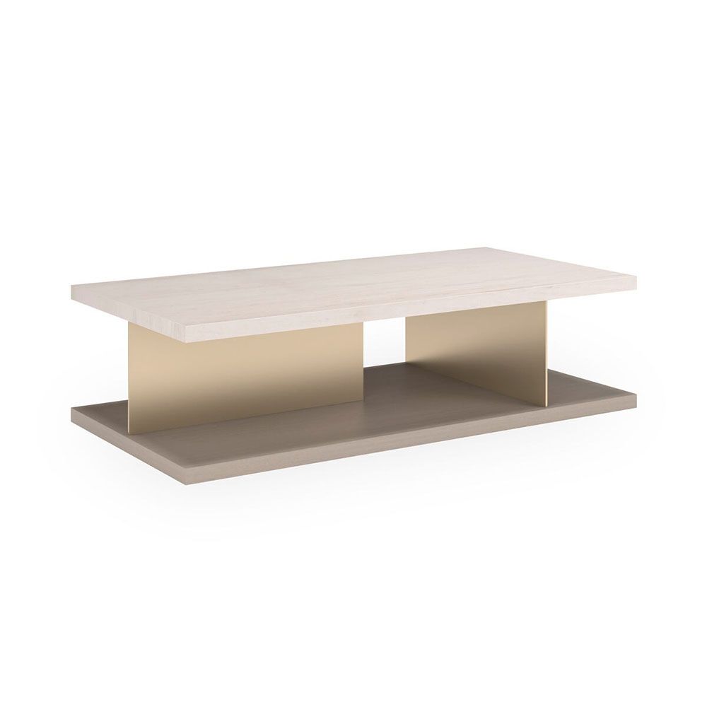 Elevate your space with the Cape Verde Coffee Table - Light by Caracole. Its elegant design combines style and functionality for any modern setting.