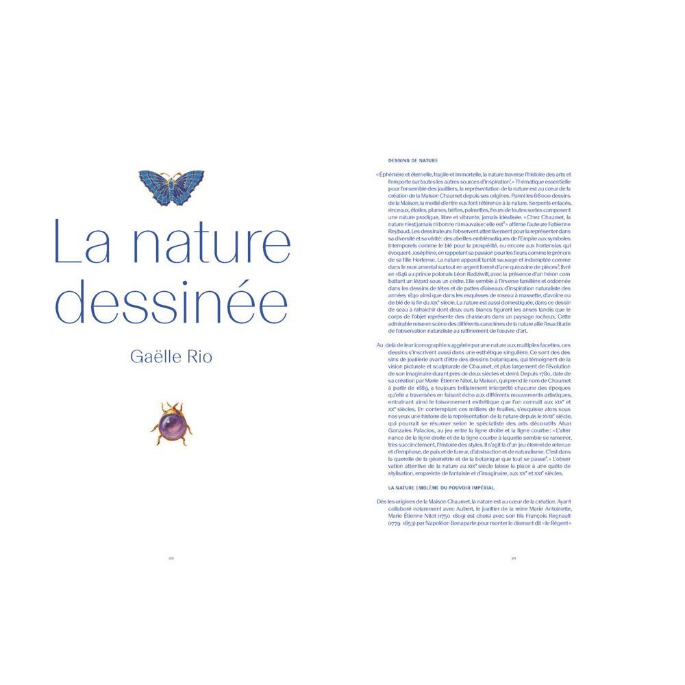 Chaumet Drawing from Nature